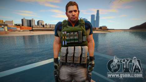 Chris Redfield from Resident Evil 6 Skin for GTA San Andreas