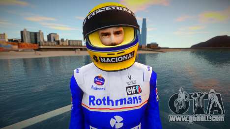 Ayrton Senna da Silva Skin Rothmans Team William for GTA San Andreas