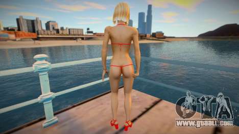 Blonde in a red bikini for GTA San Andreas
