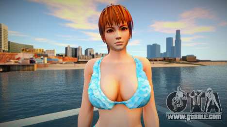 Kasumi turquoise bikini for GTA San Andreas
