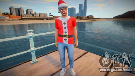 Christmas ped from GTA Online for GTA San Andreas