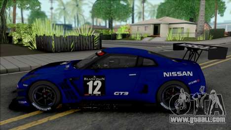 Nissan GT-R GT3 for GTA San Andreas