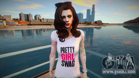 Pretty girl Swag style for GTA San Andreas