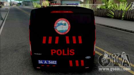 Ford Transit 2018 Police Dolphin Force for GTA San Andreas