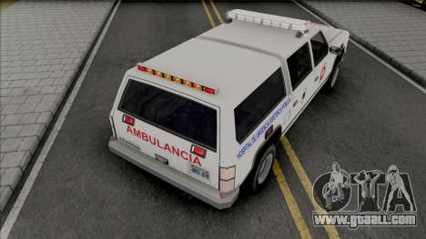 Rancher 90s Chilean Ambulance for GTA San Andreas