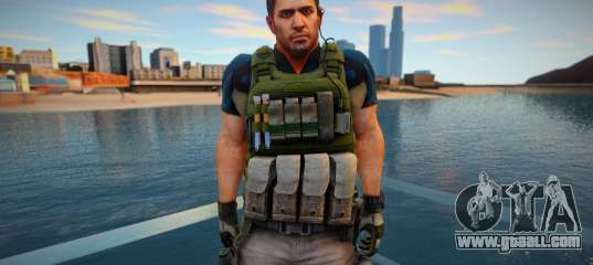 Chris Redfield from Resident Evil 6 Skin