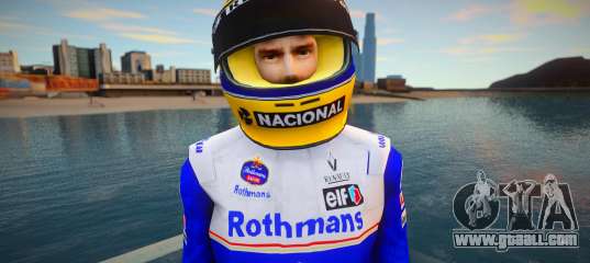Ayrton Senna da Silva Skin Rothmans Team William