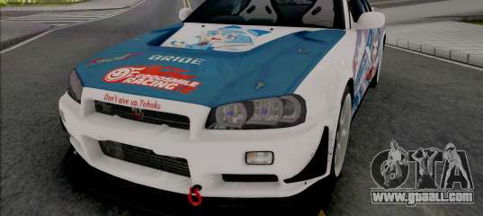 Nissan Skyline GT-R R34 Itasha [Fixed]