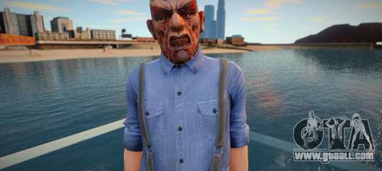 Dude in scary mask from DLC Halloween GTA Online