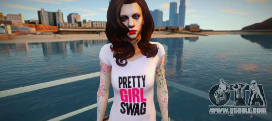 Pretty girl Swag style