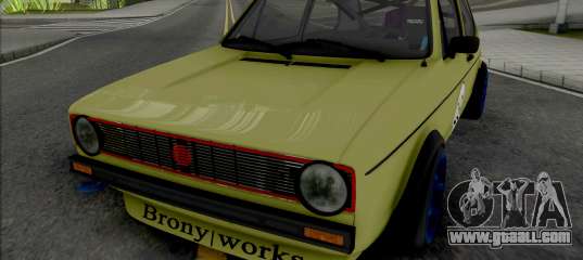 Volkswagen Golf MK1 Brony Works Race Car