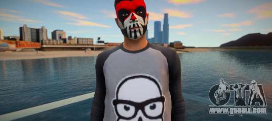 Character in makeup from GTA Online