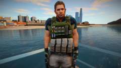 Chris Redfield from Resident Evil 6 Skin for GTA San Andreas