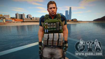 Chris Redfield from Resident Evil 6 Skin for GTA San Andreas