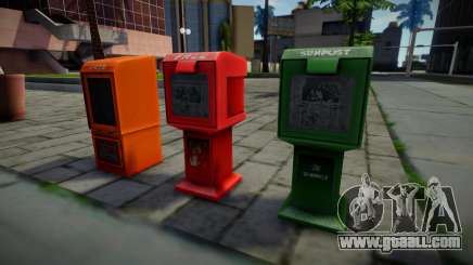 HQ News Stands for GTA San Andreas