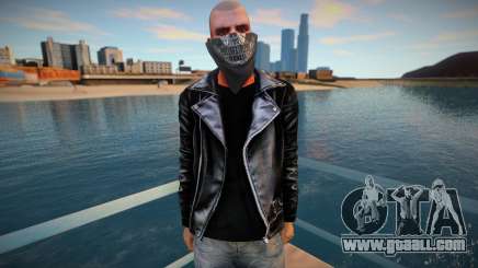 Biker Johnny (with bandana) for GTA San Andreas
