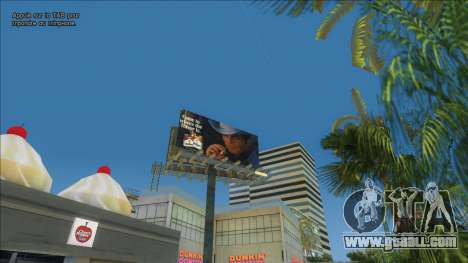 Real billboards of the 80s for GTA Vice City