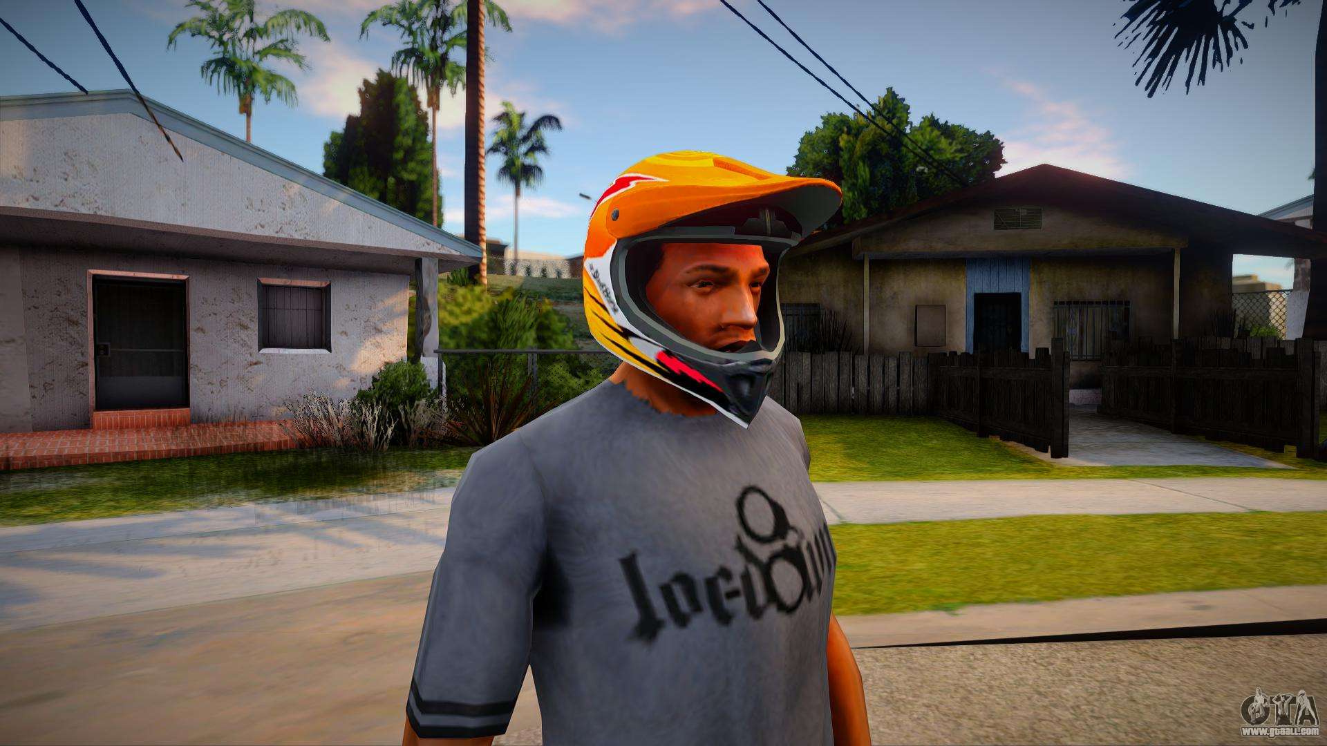 Motorcycle helmet for GTA San Andreas