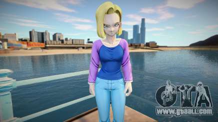 Android 18 skin for GTA San Andreas