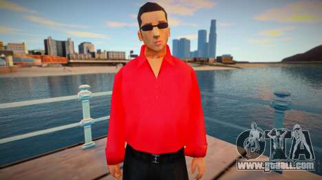 Vuzy in a red shirt for GTA San Andreas