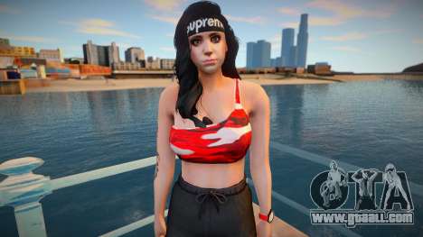 GTA Online Skin Ramdon Female Latin 1 Fashion Ca for GTA San Andreas