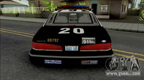 Ford Crown Victoria 1995 CVPI LAPD for GTA San Andreas