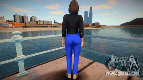 Samantha Samsung Assistant Virtual Casual 1 Orig for GTA San Andreas