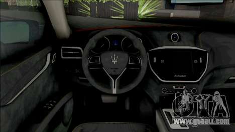Maserati Ghibli III Taxi (Carbon) for GTA San Andreas