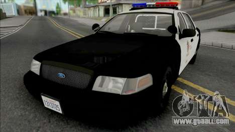 Ford Crown Victoria 2011 CVPI LAPD for GTA San Andreas