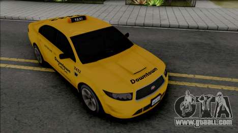 Vapid Torrence Taxi Downtown v2 for GTA San Andreas