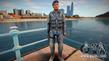 Russian commando in a bulletproof vest for GTA San Andreas