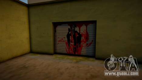 Horror Graffiti Around and road for GTA San Andreas