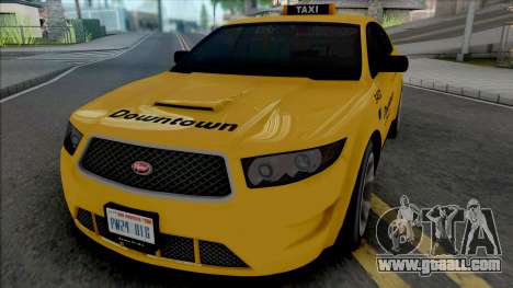 Vapid Torrence Taxi Downtown v2 for GTA San Andreas