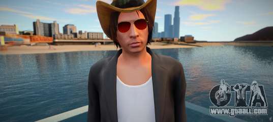 Dude in a cowboy hat from GTA Online