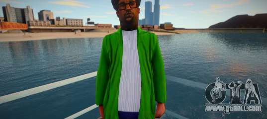 Big Smoke in shorts