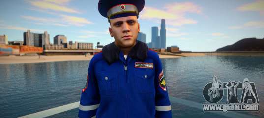 Colonel of the DPS in winter uniform