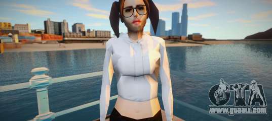 Girl in fashionable clothes v1