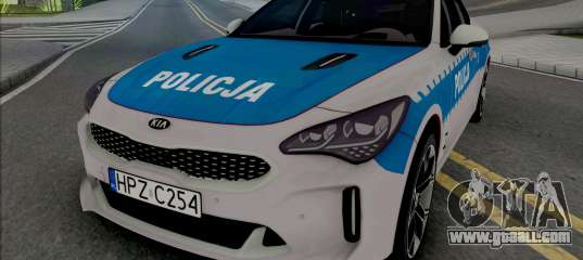 Kia Stinger GT Policja WRD KSP