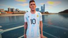 Lionel Messi Argentina T-Shirt 2021 for GTA San Andreas