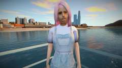 Girl with pink hair for GTA San Andreas