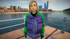 Blonde girl in a jacket for GTA San Andreas