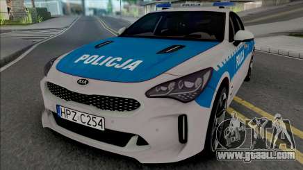 Kia Stinger GT Policja WRD KSP for GTA San Andreas