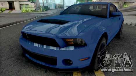 Ford Mustang Shelby GT500 2010 for GTA San Andreas