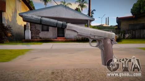 Colt M1911 with silenced for GTA San Andreas