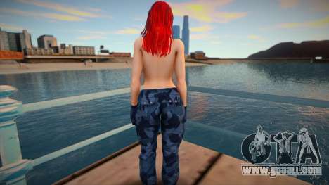 Leona 4 - Blue Topless for GTA San Andreas