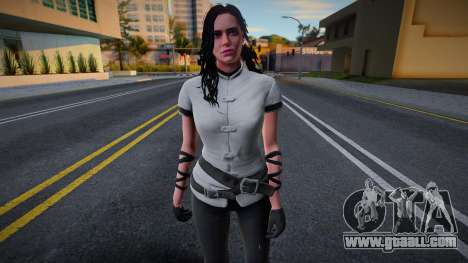 Female from Witcher 3 - Casual for GTA San Andreas