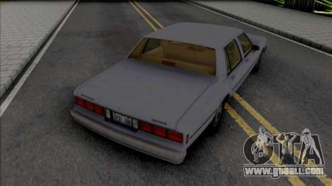 Chevrolet Caprice 1989 LAPD Unmarked for GTA San Andreas