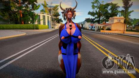 Anthro Cow Lady for GTA San Andreas