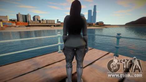 Skyrim Monki Sexy Black Soldier - Topless 2 for GTA San Andreas