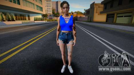 Claire Denim Shorts (good skin) for GTA San Andreas